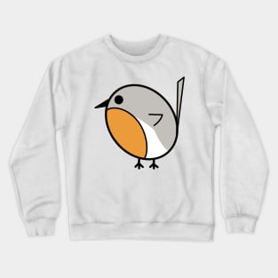 Cute little robin bird Crewneck Sweatshirt